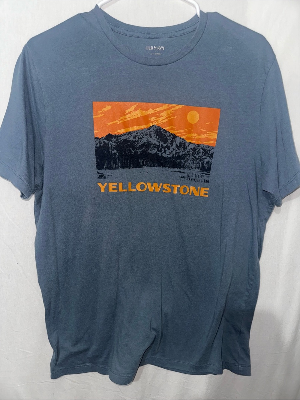 Old Navy Men’s Crew Neck Tee - Slate Blue